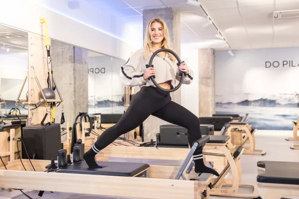 Club Pilates Kurs Teilnehmerin